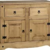 Corona 2 Door 2 Drawer Sideboard In Distressed Waxed Pine 1 Corona 2 Door 2 Drawer Sideboard In Distressed Waxed Pine -Diy Shop corona 2 door 2 drawer sideboard in distressed waxed pine5056065608519 01c MP