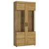 Cortina Tall Wide 2 Door Glazed Display Cabinet In Grandson Oak 2 Cortina Tall Wide 2 Door Glazed Display Cabinet In Grandson Oak -Diy Shop cortina tall wide 2 door glazed display cabinet in grandson oak5900355056996 01c MP