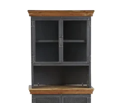 Cosmopolitan Industrial Sideboard Hutch - Wood & Metal -Diy Shop cosmopolitan industrial sideboard hutch wood metal5059368640996 03c MP