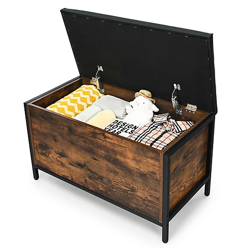 Costway Shoe Changing Bench Entryway & Bed End Storage Bench 3 Costway Shoe Changing Bench Entryway & Bed End Storage Bench