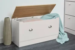 Cream & Oak Living Storage Blanket Box