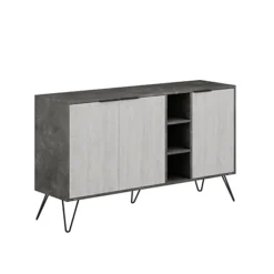 Diy Shop -Diy Shop decortie clara console sideboard display unit retro grey ancient white8680812105630 02c MP