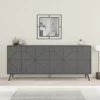 Decortie Dune Console Sideboard Display Unit 183 Anthracite Grey -Diy Shop decortie dune console sideboard display unit 183 anthracite grey8680812120954 01c MP