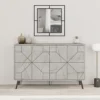 Decortie Dune Console Sideboard Display Unit Gold Marble Effect -Diy Shop decortie dune console sideboard display unit gold marble effect8680812112058 01c MP