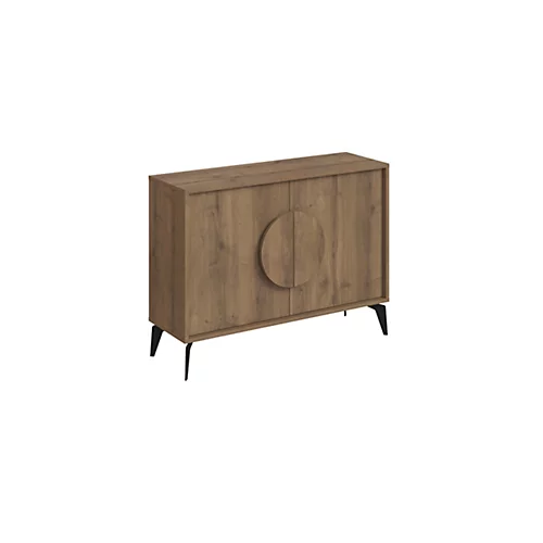 Decortie Gora Console Sideboard Display Unit 110Cm Oak Effect 4 Decortie Gora Console Sideboard Display Unit 110Cm Oak Effect - Image 2