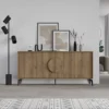 Decortie Gora Console Sideboard Display Unit 180Cm Oak Effect -Diy Shop decortie gora console sideboard display unit 180cm oak effect8680812121944 01c MP