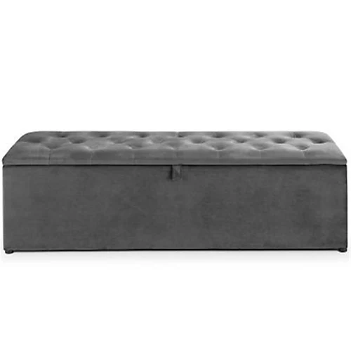 Deluxe Velvet Charcoal Blanket Box 5 Deluxe Velvet Charcoal Blanket Box - Image 3