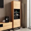 Display Cabinet Sideboard Cabinet Cupboard TV Stand Living Room Oak 1 Display Cabinet Sideboard Cabinet Cupboard TV Stand Living Room Oak -Diy Shop display cabinet sideboard cabinet cupboard tv stand living room oak5060970909876 01c MP