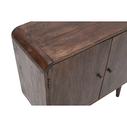 Dynasty Dark Mango Wood 2 Door Sideboard 6 Dynasty Dark Mango Wood 2 Door Sideboard - Image 4