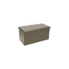 Foldable Faux Leather Storage Box Ottoman Cube 76cmX38cm For Bedroom, Living Room, Hallway - Stone -Diy Shop foldable faux leather storage box ottoman cube 76cmx38cm for bedroom living room hallway stone5060905540488 01c MP