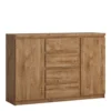 Fribo 2 Door 4 Drawer Sideboard In Oak -Diy Shop fribo 2 door 4 drawer sideboard in oak5900355132515 01c MP