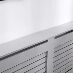 FurnitureHMD High Gloss Grey Radiator Cover Horizontal Slats Decorative Cabinet For Living Room, Bedroom,Office,Large Size 9 FurnitureHMD High Gloss Grey Radiator Cover Horizontal Slats Decorative Cabinet For Living Room, Bedroom,Office,Large Size -Diy Shop furniturehmd high gloss grey radiator cover horizontal slats decorative cabinet for living room bedroom office large size8425514212954 04c MP