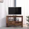 FurnitureHMD Industrial Corner TV Stand Cabinet With 2 Drawers Elegant TV Console Unit Media Table -Diy Shop furniturehmd industrial corner tv stand cabinet with 2 drawers elegant tv console unit media table8425514212558 01c MP