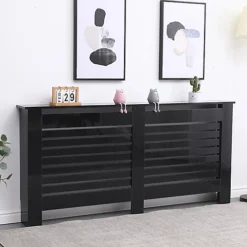 FurnitureHMD Modern Radiator Cover High Gloss Black Decorative Cabinet For Living Room, Bedroom,Horizontal Slats,Extra Large 8 FurnitureHMD Modern Radiator Cover High Gloss Black Decorative Cabinet For Living Room, Bedroom,Horizontal Slats,Extra Large -Diy Shop furniturehmd modern radiator cover high gloss black decorative cabinet for living room bedroom horizontal slats extra large8414796088968 03c MP