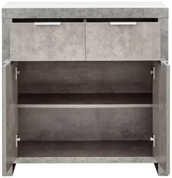 GFW Bloc Compact Sideboard Concrete -Diy Shop gfw bloc compact sideboard concrete5060713892007 04c MP