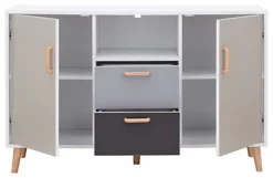 GFW Delta Large Sideboard White -Diy Shop gfw delta large sideboard white5060516218110 04c MP