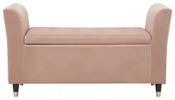 GFW Genoa Upholstered Window Seat Blush Pink -Diy Shop gfw genoa upholstered window seat blush pink5060713891260 03c MP