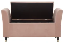 GFW Genoa Upholstered Window Seat Blush Pink -Diy Shop gfw genoa upholstered window seat blush pink5060713891260 04c MP