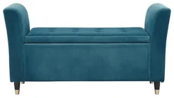 GFW Genoa Upholstered Window Seat Teal -Diy Shop gfw genoa upholstered window seat teal5060713891253 03c MP
