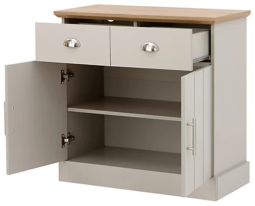 GFW Kendal Compact Sideboard Grey 4 GFW Kendal Compact Sideboard Grey - Image 2