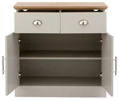 GFW Kendal Compact Sideboard Grey 9 GFW Kendal Compact Sideboard Grey -Diy Shop gfw kendal compact sideboard grey5060516217304 04c MP