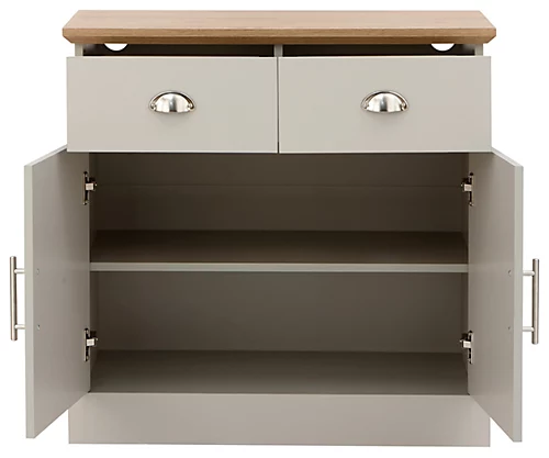 GFW Kendal Compact Sideboard Grey 6 GFW Kendal Compact Sideboard Grey - Image 4