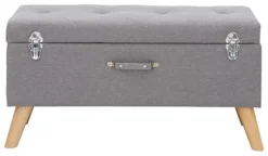 GFW Minstrel Ottoman Storage Bench Large Grey -Diy Shop gfw minstrel ottoman storage bench large grey5060516217946 03c MP