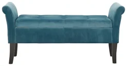 GFW Osborne Upholstered Window Seat Teal -Diy Shop gfw osborne upholstered window seat teal5060713890836 02c MP