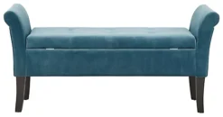 GFW Osborne Upholstered Window Seat Teal -Diy Shop gfw osborne upholstered window seat teal5060713890836 03c MP