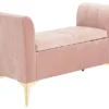 GFW Pettine Ottoman Storage Bench Blush Pink