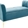 GFW Pettine Ottoman Storage Bench Teal 1 GFW Pettine Ottoman Storage Bench Teal -Diy Shop gfw pettine ottoman storage bench teal5060713892083 01c MP