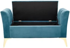 GFW Pettine Ottoman Storage Bench Teal -Diy Shop gfw pettine ottoman storage bench teal5060713892083 04c MP