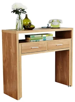 GFW Regis Extending Console Desk Oak