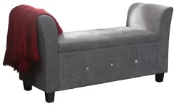 GFW Verona Diamante Window Seat Grey