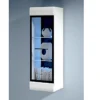 Glass Wall Display Cabinet With LED Lights Wall Unit White High Gloss Fever -Diy Shop glass wall display cabinet with led lights wall unit white high gloss fever5060958041130 01c MP