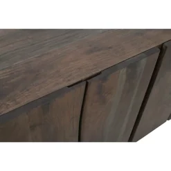 Grey Essential Live Edge Wood 4 Doors Sideboard For Dining Room -Diy Shop grey essential live edge wood 4 doors sideboard for dining room5059368637835 06c MP