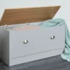 Grey & Oak Home Living Storage Blanket Box 2 Grey & Oak Home Living Storage Blanket Box -Diy Shop grey oak home living storage blanket box5016319106802 01c MP