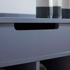 Hallway Storage Ottoman Bench With Shoe Storage In Grey -Diy Shop hallway storage ottoman bench with shoe storage in grey5016319941786 03c MP