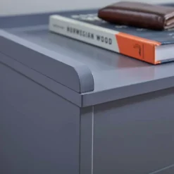 Hallway Storage Ottoman Bench With Shoe Storage In Grey -Diy Shop hallway storage ottoman bench with shoe storage in grey5016319941786 04c MP