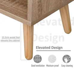 HOMCOM 121x60 Freestanding Storage Cabinet 4 Legs 5 Compartments Furniture Grey -Diy Shop homcom 121x60 freestanding storage cabinet 4 legs 5 compartments furniture grey5056399109799 06c MP