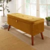 Home Source Carson Buttoned Storage Ottoman Mustard Yellow 2 Home Source Carson Buttoned Storage Ottoman Mustard Yellow -Diy Shop home source carson buttoned storage ottoman mustard yellow5056065438192 01c MP