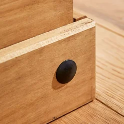 Home Source Corona Solid Pine Storage Ottoman Waxed Finish -Diy Shop home source corona solid pine storage ottoman waxed finish5056065427158 04c MP