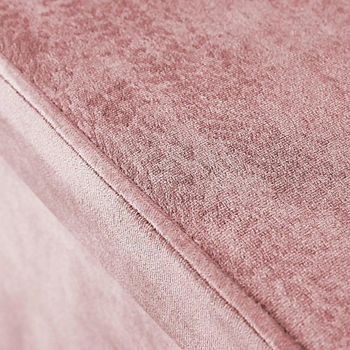 Home Source Sofia Extra Large Rectangular Folding Storage Ottoman Blush Pink 5 Home Source Sofia Extra Large Rectangular Folding Storage Ottoman Blush Pink - Image 3