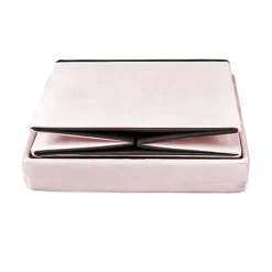 Home Source Sofia Velvet Square Folding Storage Ottoman Blush Pink -Diy Shop home source sofia velvet square folding storage ottoman blush pink5056065432770 04c MP