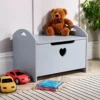 Home Source Zoe Toy Storage Ottoman Chest Grey -Diy Shop home source zoe toy storage ottoman chest grey5056065449709 01c MP