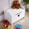 Home Source Zoe Toy Storage Ottoman Chest White -Diy Shop home source zoe toy storage ottoman chest white5056065449693 01c MP