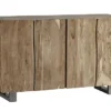 Hommoo Wooden Live Edge Four Door Large Sideboard 2 Hommoo Wooden Live Edge Four Door Large Sideboard -Diy Shop hommoo wooden live edge four door large sideboard5059368552916 01c MP