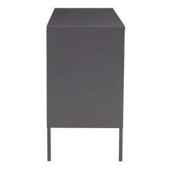 Interiors By Premier Acier Three Door Grey Sideboard -Diy Shop interiors by premier acier three door grey sideboard5018705952482 04c MP