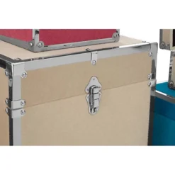 Interiors By Premier Multicoloured Square Trunks Set Of 6 -Diy Shop interiors by premier multicoloured square trunks set of 65018705757162 04c MP