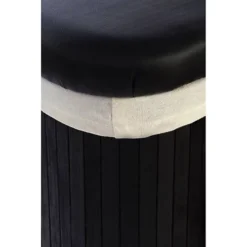 Interiors By Premier Ottoman Black Bamboo Storage Seats -Diy Shop interiors by premier ottoman black bamboo storage seats5018705637013 04c MP